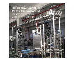 200-220-Litre-KG Sauce Paste Juice Packaging Bag in Drum Aseptic Filling Machine